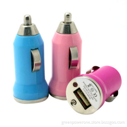 CE/RoHS-approved 5V 1A USB Car Charger